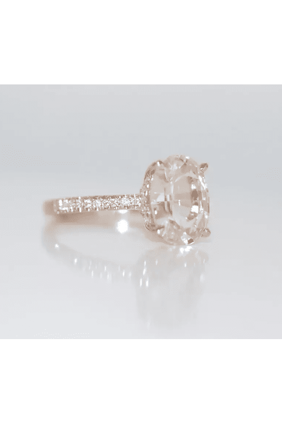 Natural Peach Sapphire,Pink Color,Women Rings,3.50Ct. Sapphire Ring- Sterling Silver Oval Cut Peach Engagement Ring For Women-Promise Ring- Charistmis New Year Anniversary Gift Wedding Ring