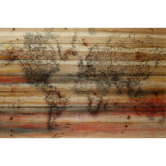 Maailma by Parvez Taj Painting Print on Natural Pine Wood