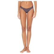 Maaji Womens Standard Tab Side Reversible Signature Cut Bikini Bottom Swimsuit, Mahalo Docks Black Disty Floral, Medium