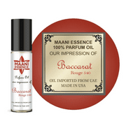 Maani Essence Parfum roll-on Inspired by Baccarat 540 100% Parfum Oil Bakarat Roll-On 0.3 Fl Oz/10ml MADE IN UAE Parfum Roll On Body Oil unisex