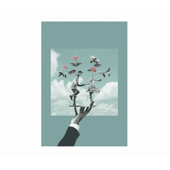 Maarten Leon Let'S Go Dancing Print Wall Art Modern Wall Decor For Living Room Bedroom