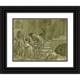 thumbnail image 1 of Maarten Van Heemskerck 14x12 Black Ornate Wood Framed Double Matted Museum Art Print Titled: The Parable of the King Who Prepared a Wedding (1555), 1 of 5