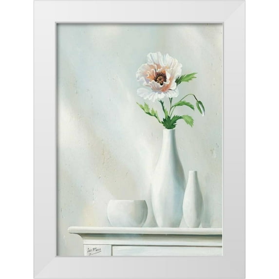 Maas, Isa 11x14 White Modern Wood Framed Museum Art Print Titled - Pink Dream III