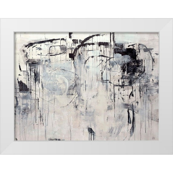 Maas, Jodi 18x15 White Modern Wood Framed Museum Art Print Titled - Linear Space