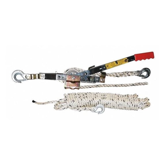 Maasdam 100 ft. Rope Ratchet Puller with 19 in. Handle A-100