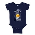 thumbnail image 1 of Maasi's Little Ladoo Baby Bodysuit One Piece 12 mo Navy Blue, 1 of 3