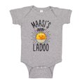thumbnail image 1 of Maasi's Little Ladoo Baby Bodysuit One Piece NB Athletic Heather, 1 of 3