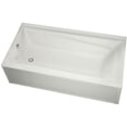 thumbnail image 1 of Maax 106172-R-000-001 Exhibit 60" Alcove Acrylic Soaking Tub - White, 1 of 4