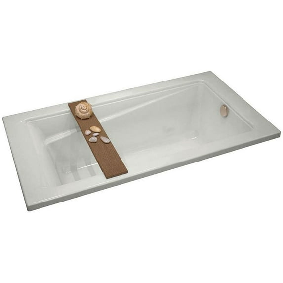 Maax 106181-001 Exhibit 72" Drop In Acrylic Soaking Tub - White