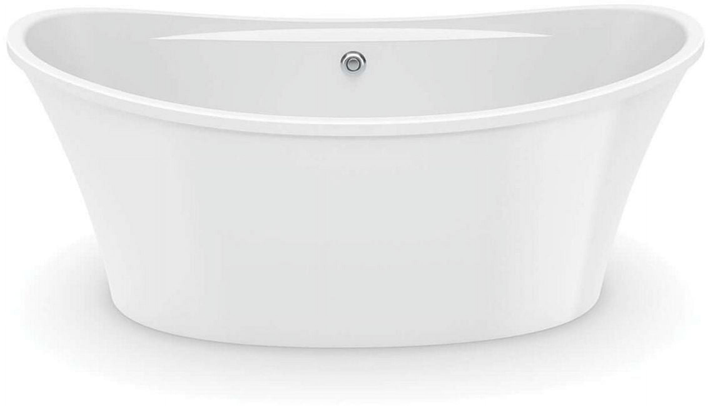 Maax 106267001 Ariosa 66" Free Standing Acrylic Soaking Tub White