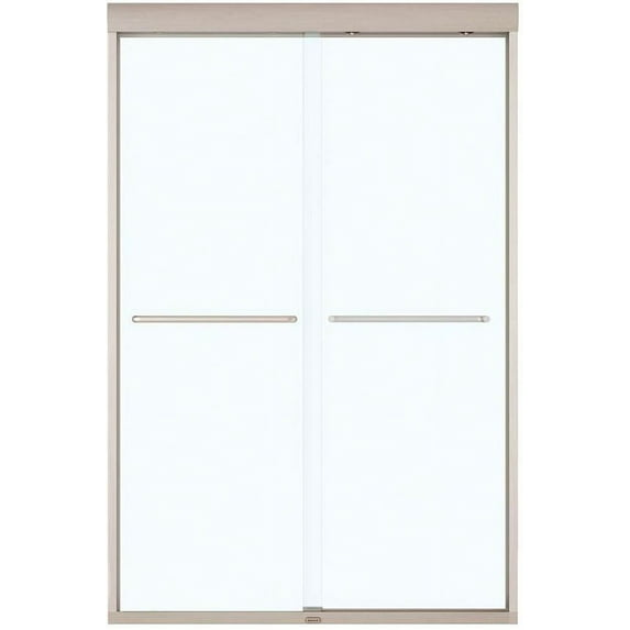 Maax 134563-900-000 Kameleon 71" High X 47" Wide Bypass Framed Shower Door - Nickel