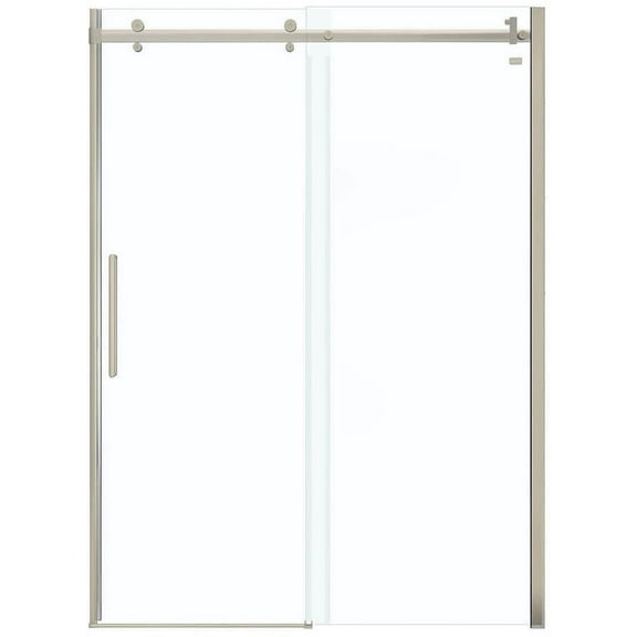 Maax 138997-900-000 Halo 78-3/4" High X 59" Wide Sliding Frameless Shower Door - Nickel