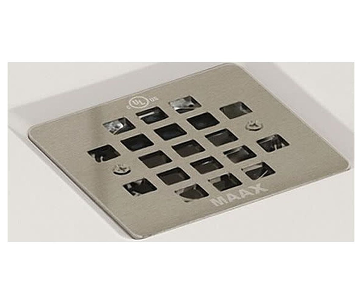 4-1/4 in. Tub and Shower Drain Cover for 3 in. Opening in Brushed Nickel