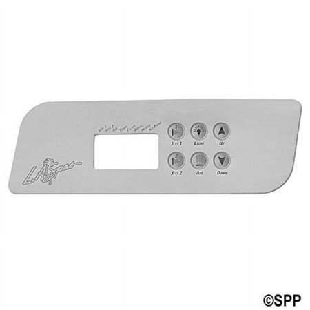 Maax Spas PL49536 Spaside Overlay LA Spa Gecko TSC44 6-Button, 2-Pump & Aux for PL49530