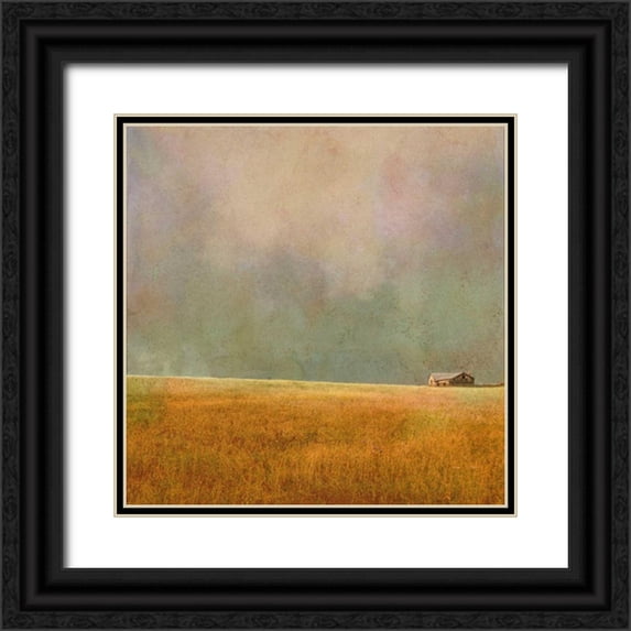 Mabat, Ynon 15x15 Black Ornate Wood Framed with Double Matting Museum Art Print Titled - After the Rain