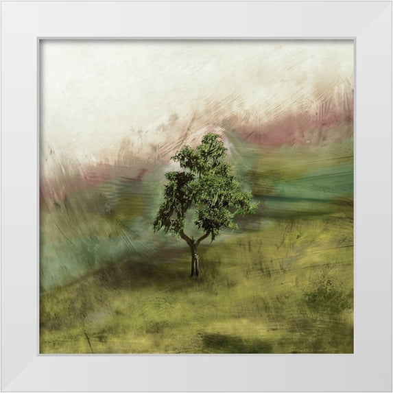 Mabat, Ynon 15x15 White Modern Wood Framed Museum Art Print Titled - Lone Oak