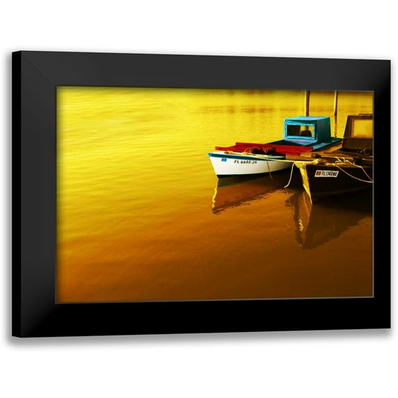 Mabat, Ynon 18x13 Black Modern Framed Museum Art Print Titled - Boat I