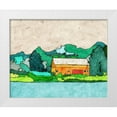 thumbnail image 1 of Mabat, Ynon 18x15 White Modern Wood Framed Museum Art Print Titled - Lake Side, 1 of 4