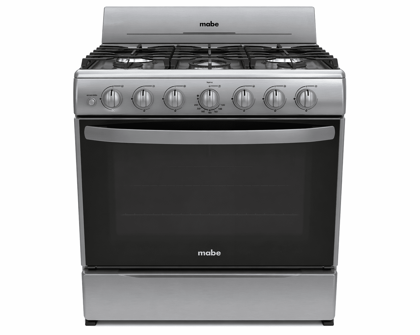 Mabe® 30" 120 V, 6 Burner Freestanding Gas Floor Range, Model JMA01758E7 in Silver Mercury Color