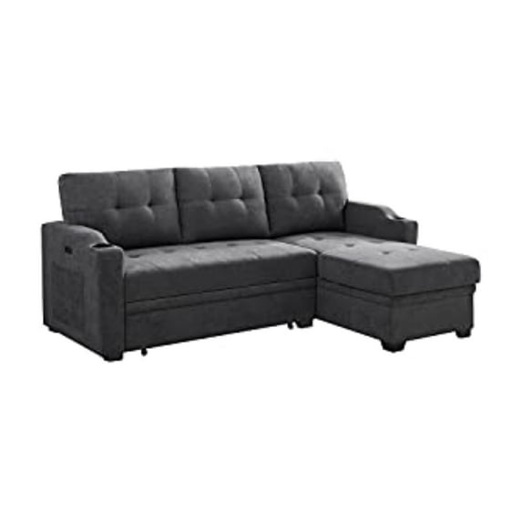 Mabel Collection: Versatile Sectional with Sleeper, Storage, and USB Charging