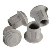 Mabis Replacement Tips for Walker / Commode / Cane 519-1373-9504, 4 Ct