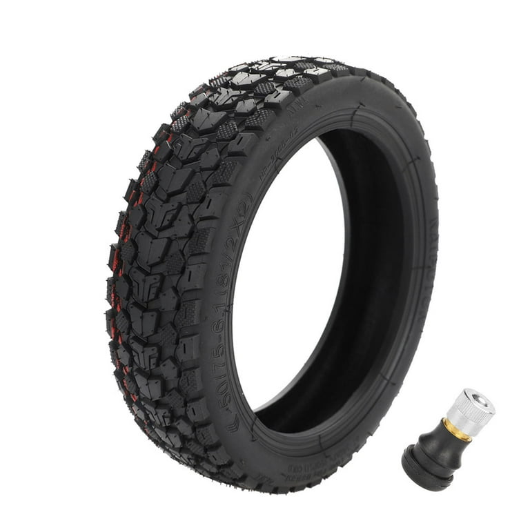 Maboto 8.5 Inch Tubeless Tire 50/75-6.1(8 1/2x2) Off-Road Tire Electric  Scooter Explosion-Proof -Slip Tire with Nozzle 