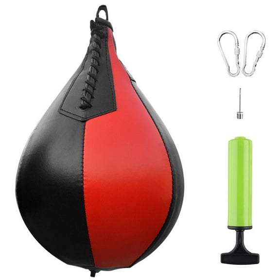 MABOTO Boxing Speed Ball PU Leather MMA Muay Thai Training Striking Bag Kit Boxing Punch Ball with Inflator Pump
