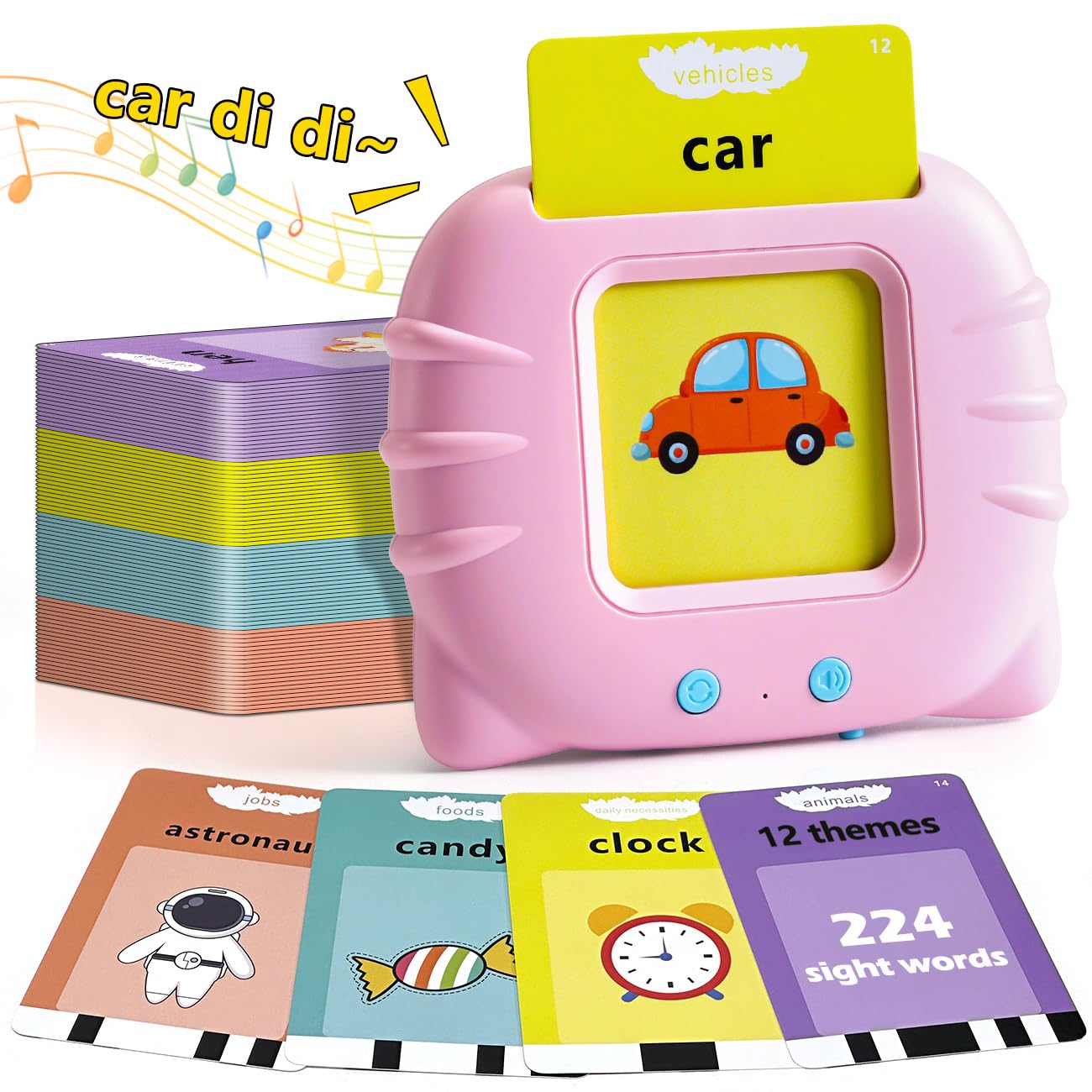 Mabozo Talking Flash Cards Toddlers Toys for 16 Years Old Boys Girls