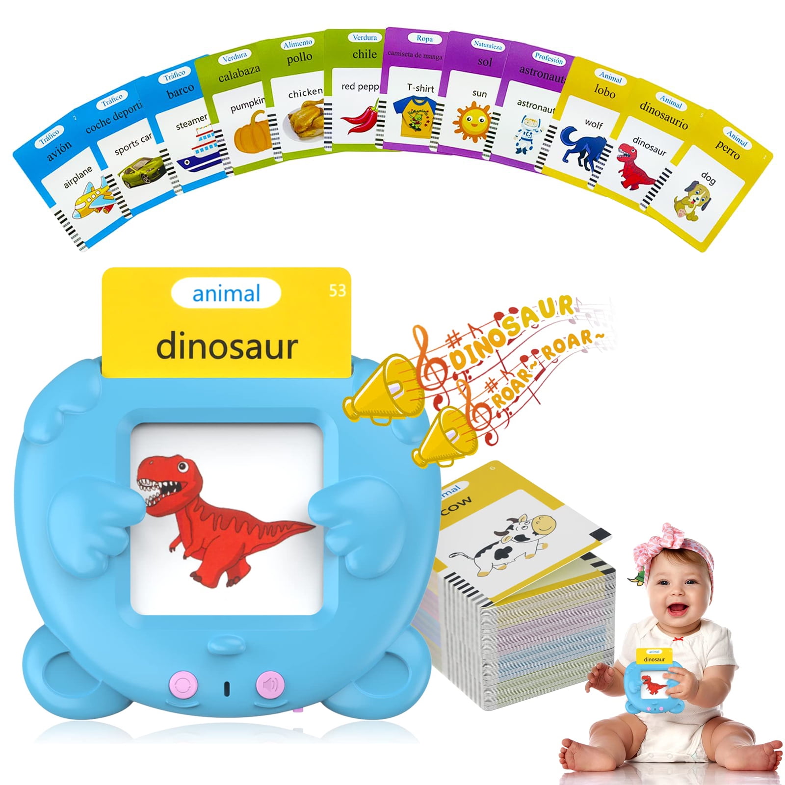 Toddler Toys for 2 3 4 5 Year Old Boys and Girls, Autism Sensory Toys for  Autistic Children, Preschool Educational Toys with Music and Sound Effect
