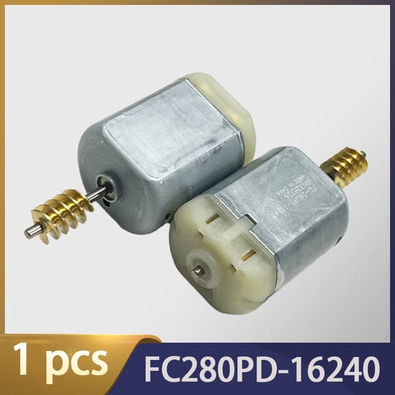 Mabuchi FC-280PD-16240 DC 12V 7900RPM Worm Gear Shaft Mini 24mm Carbon Brush Motor Car Door Lock Actuator Rearview Mirror Repair