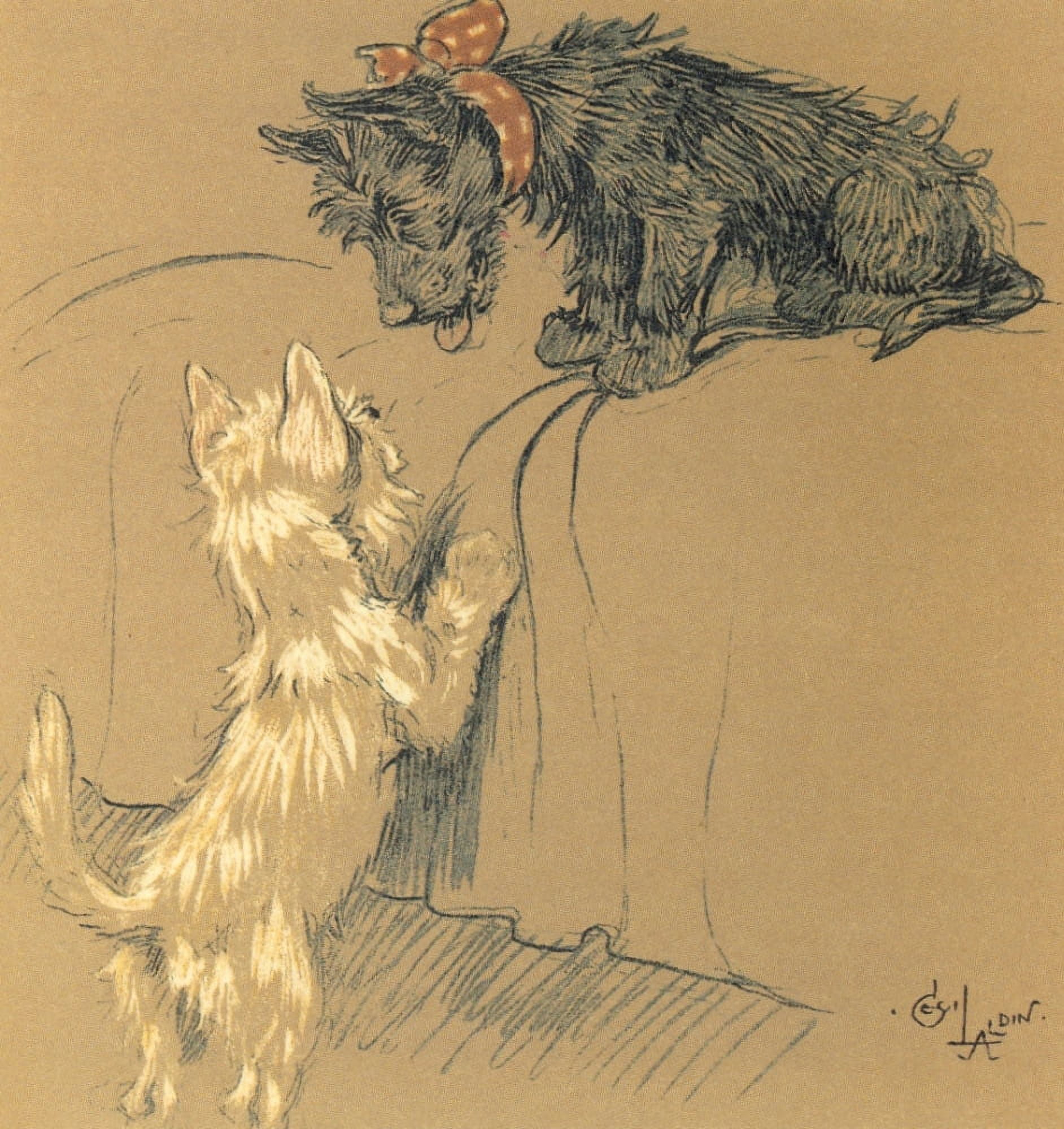 Mac 1912 Can we be friends Canvas Art - Cecil Aldin (18 x 24)
