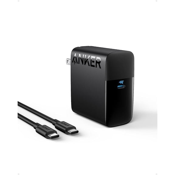 Anker Mac Book Pro Charger, 100W USB C Charger, Compact and Foldable Fast Charger for MacBook Pro, MacBook Air, Samsung Galaxy, iPad Pro, and All USB C Devices, 5 ft USB C to USB C Cable Included