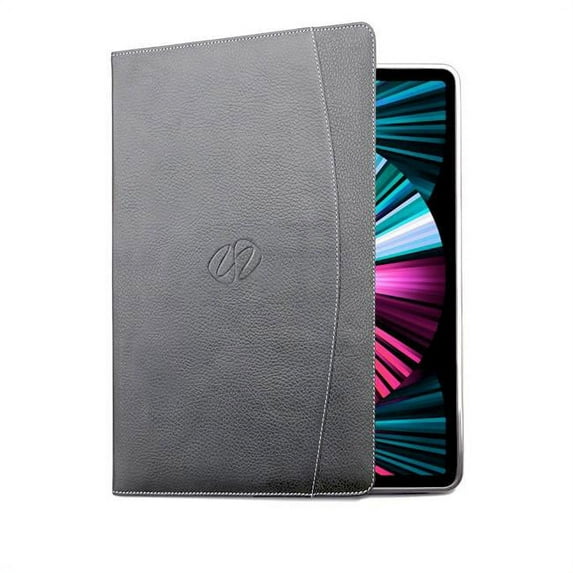 Mac-Case LG3-11FL-BK 11 in. Premium Leather Gen 4 iPad Pro Folio Case - Black