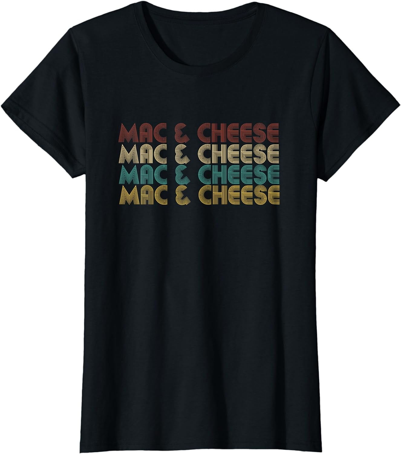 Mac & Cheese Retro Vintage Macaroni and Cheese T-Shirt - Walmart.com
