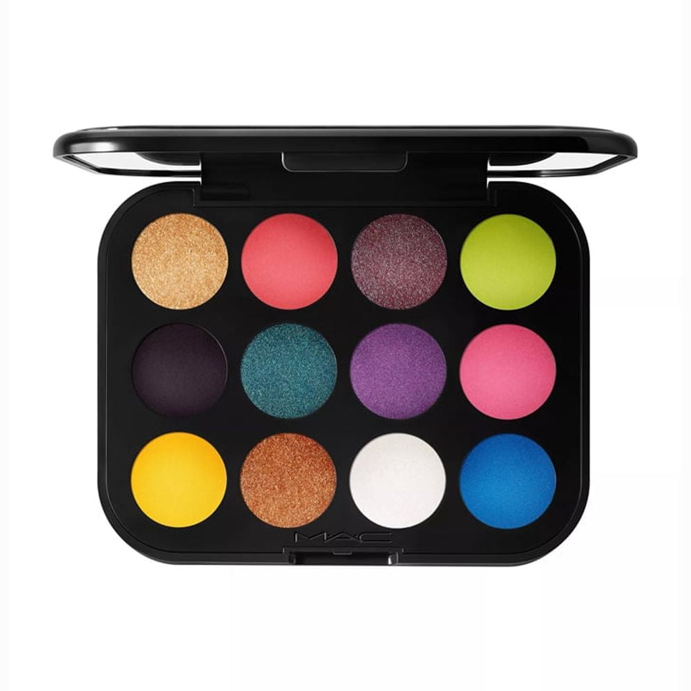 MAC Connect In Colour Eye Shadow Palette 12 Artist-Curated Saturated Brights 12.2g/0.43oz