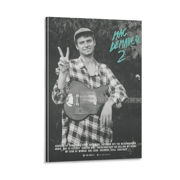 Mac DeMarco 2 Posters & Prints On Canvas Wall Art Poster For Room Decor Unframed 12x18inch(30x45cm)