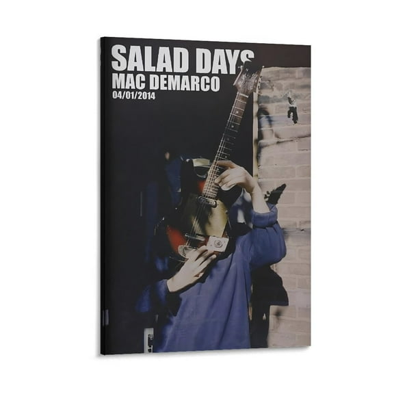 Mac DeMarco Salad Days Poster 4 Poster Decorative Painting Canvas Wall Art Living Room Posters Bedroom Painting 12x18inch(30x45cm)