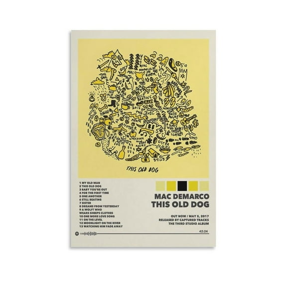 Mac DeMarco This Old Dog Canvas Poster Wall Decorative Art Painting Living Room Bedroom Decoration Gift