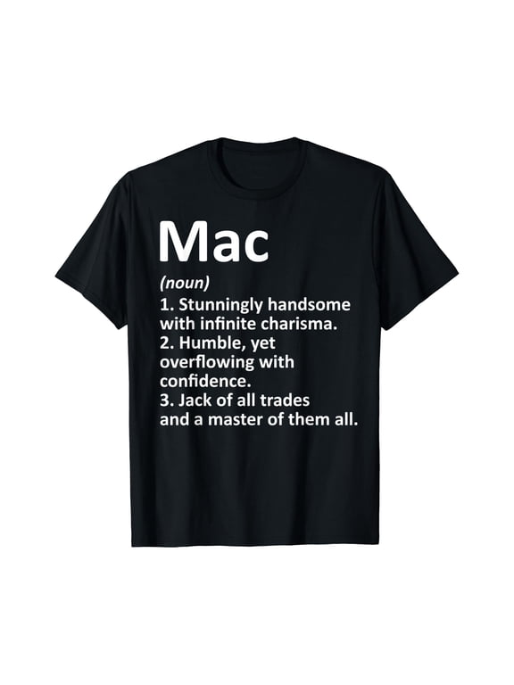 Mac Definition Name T T-Shirt
