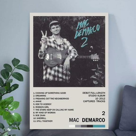 Mac Demarco - 2 Album Cover Poster, Home Wall Decor Size 24''x36'' - Postora