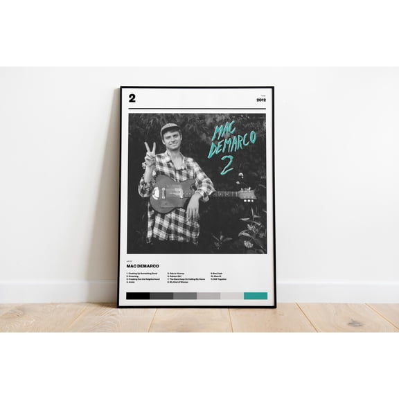 Mac Demarco 2 Album Poster, Album Cover Poster, Music Print, Home Wall Decor
