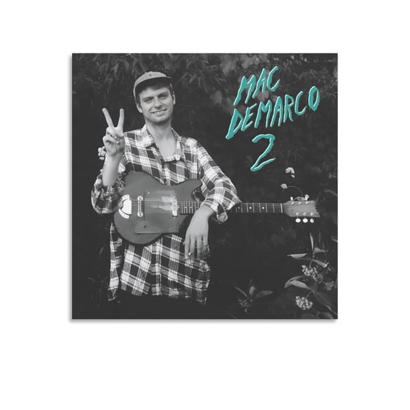 Mac Demarco 2 Poster 5 Wall Art Picture Painting Poster Canvas Print Posters Artworks Bedroom Living Room Decor 16x16inch(40x40cm)