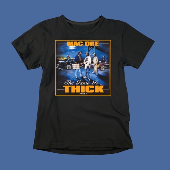 Mac Dre The Game Is Thick Short Sleeve Black Unisex S-5XL T-Shirt