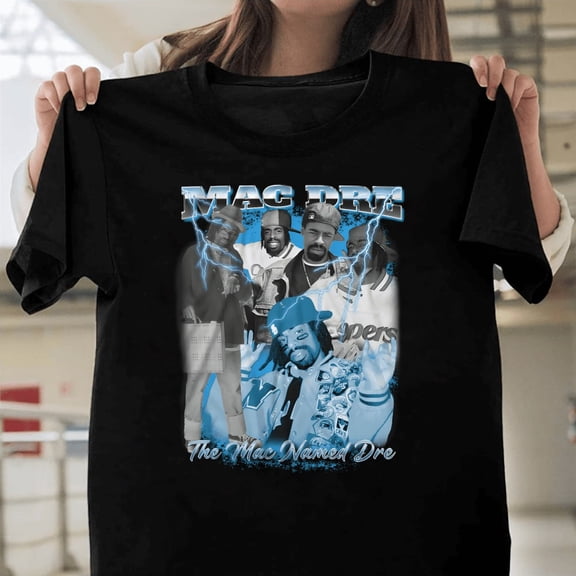 Mac Dre The Mac Named Dre Bay Area Hyphy Movement Rapper Hip Hop Legend Unisex Graphic T-Shirt Soft Cotton, Sizes S-5XL