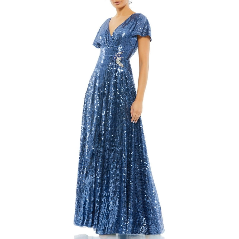 Mac duggal sequin deals gown