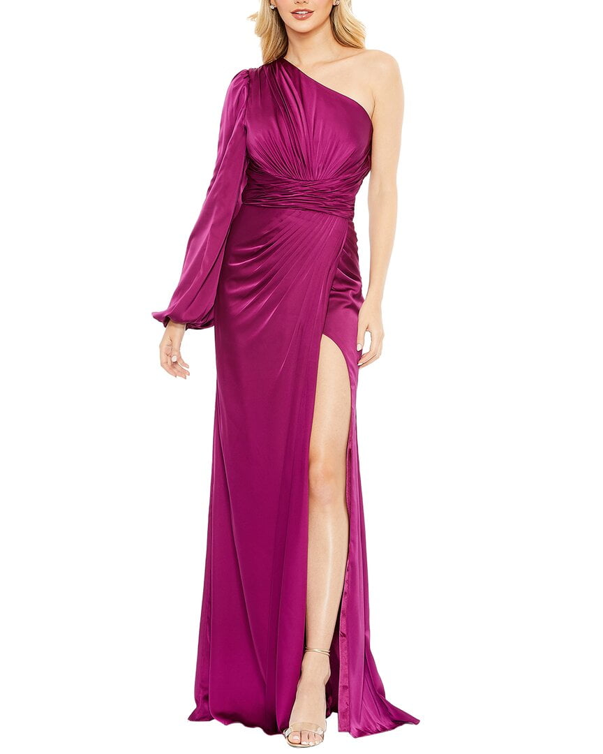 Mac Duggal womens One-Sleeve Gown, 10, Pink - Walmart.com