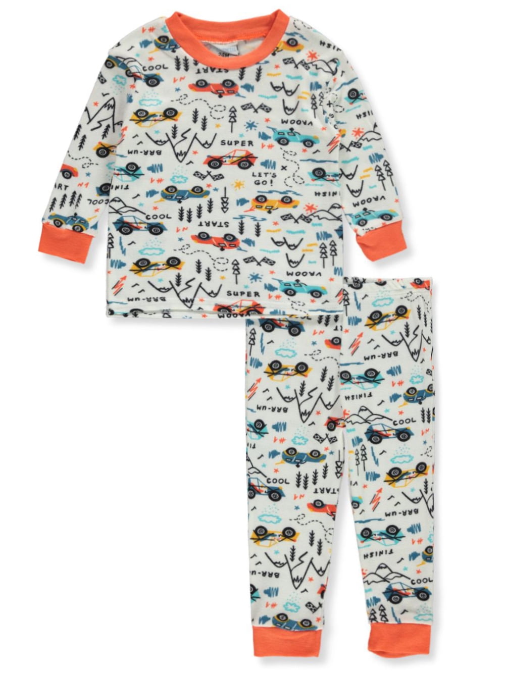 Mac Henry Baby Boys' 2Piece Rugged Pajamas Set Outfit gray multi, 24