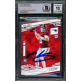 thumbnail image 1 of Mac Jones Autographed 2021 Panini Prestige Rookie Card #205 New England Patriots Auto Grade Gem Mint 10 Beckett BAS 220339, 1 of 2