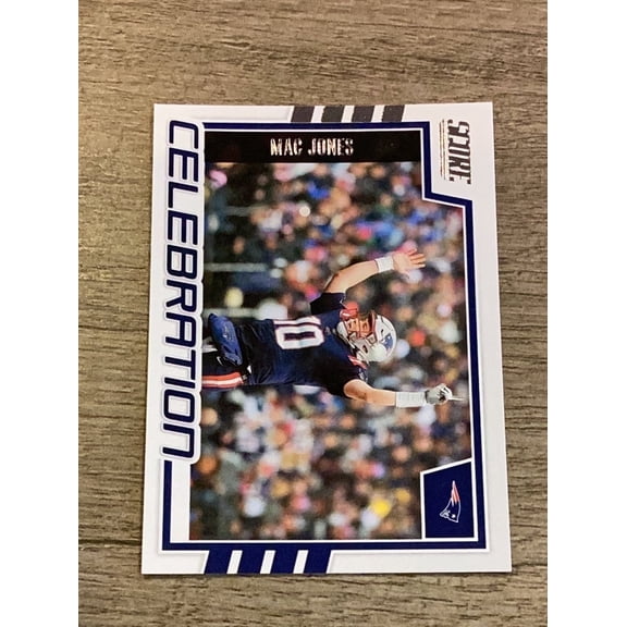 Score Trading Card Celebration C-MJ Mac Jones New England Patriots NFL 2022