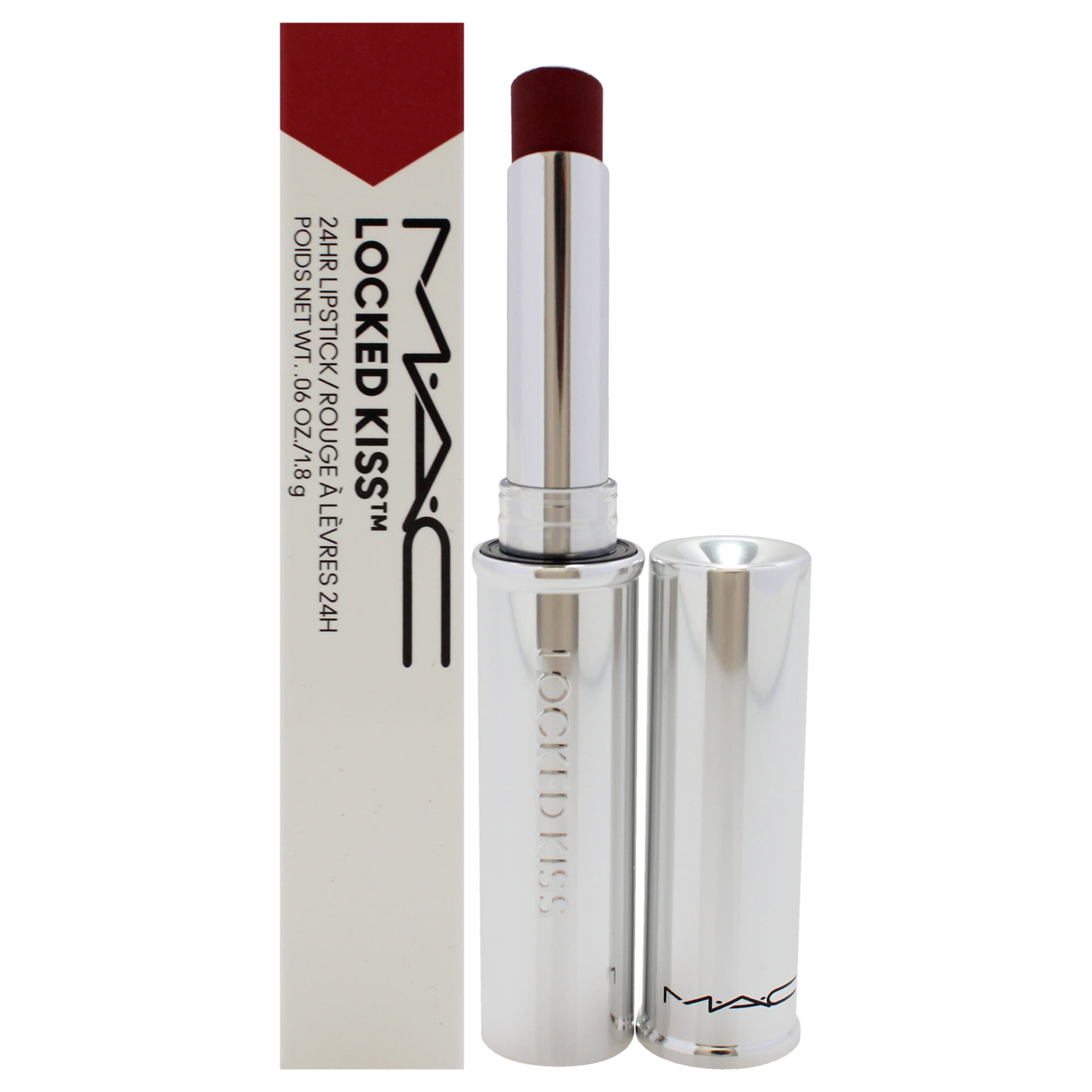 MAC Locked Kiss 24 Hour - Vixen , 0.06 oz Lipstick - Walmart.com
